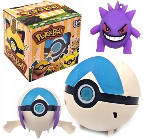 Játék figura - 4 db figure pokemon pokeball toy+figure