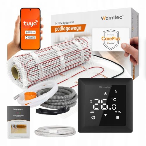  Fűtőszőnyeg csempéhez, Warmtec készlet, 1,5 m2