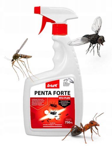  Permetező, aeroszol csótányok, kullancsok, szúnyogok, lepkék, hangyák, legyek, poloskák ellen Best-Pest 750 ml