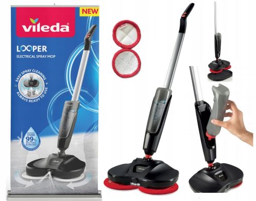 Gőztisztító - Vileda Looper 450ml vezeték nélküli elektromos mop