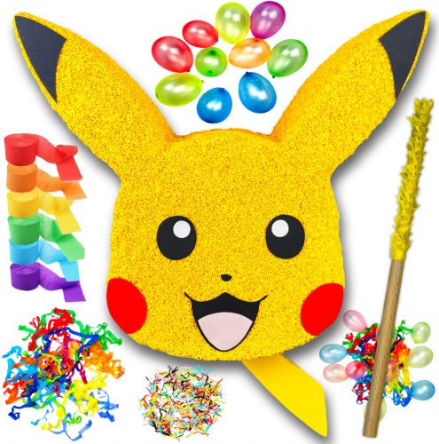 Piňatas - Piniata pikacz pokemon pikachu xxl +mega kiegészítők