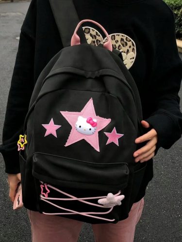 Hátizsák az iskolába - Backpack Set 2023 Új Kawaii Hello Kitty Y2K Pas