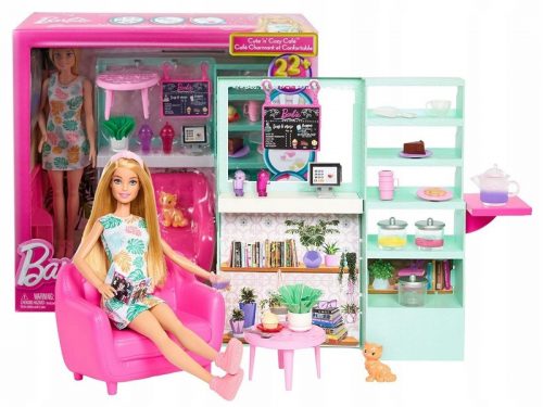  Mattel Barbie Relaxáció a Cafe HKT94 készletben