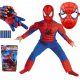 Fiú jelmez - SPIDERMAN MUSCLE SUIT Muscle Mask 116-122 M