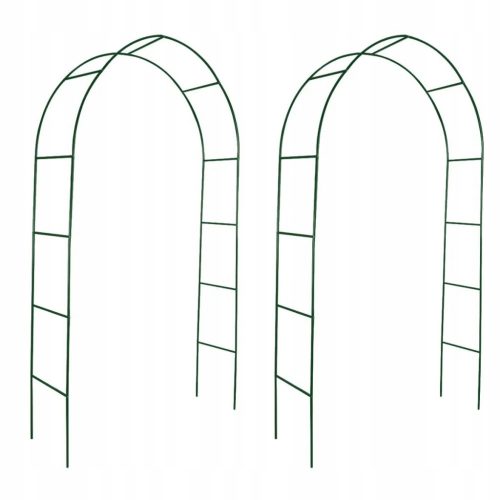 Pergola - 2 DB KERTI PERGOLA RÓZSA ÍV FÉM 240cm