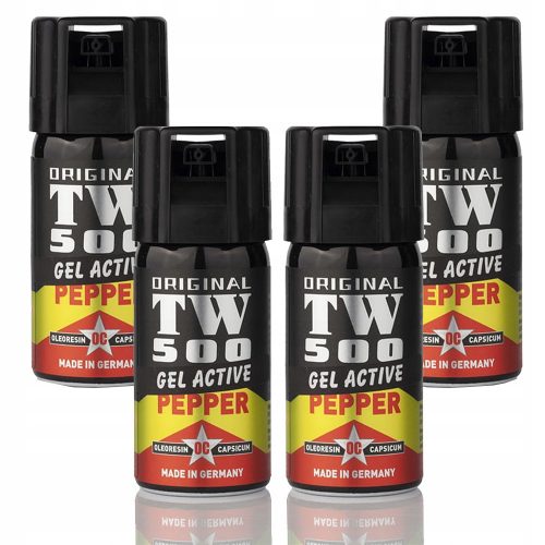 Könny spray - Paprika spray TW_500 GEL STREAM 4x 40ml G048