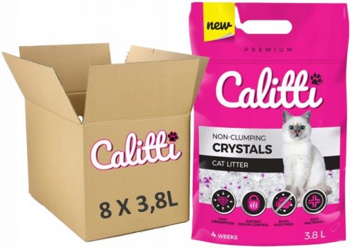 Alom nyulaknak és kis rágcsálóknak - CALITTI MACSKAALOM 8 X 3,8L SZILIKON