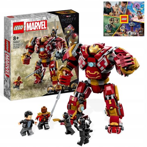  LEGO Super Heroes 76247 Hulkbuster: Battle for Wakanda + LEGO KATALÓGUS 2024 ÚJ