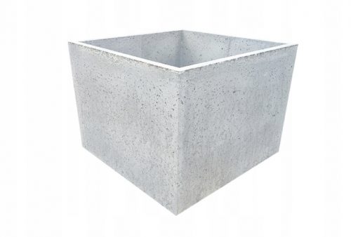  Beton virágcserepek Építészeti beton 80x80x60