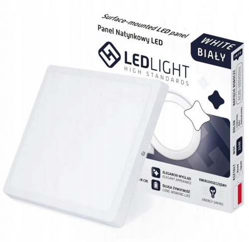 36W FELÜLSZERELT LED panel 40x40cm Mennyezeti lámpa 3200L