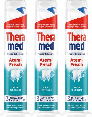 Fogkrém gyerekeknek - Theramed Atem-Frisch fogkrém 3 az 1-ben 300 ml DE