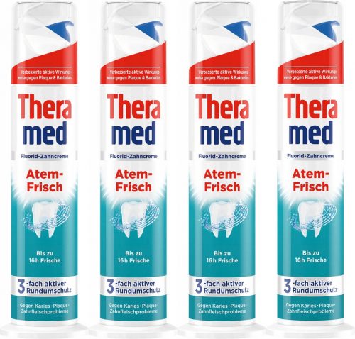 Fogkrém gyerekeknek - Theramed Atem-Frisch fogkrém 3 az 1-ben 400 ml DE