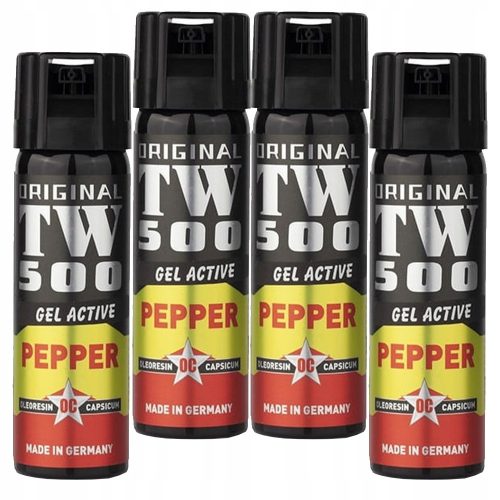 Könny spray - Paprika spray TW_500 GEL STREAM 4x 63ml G049