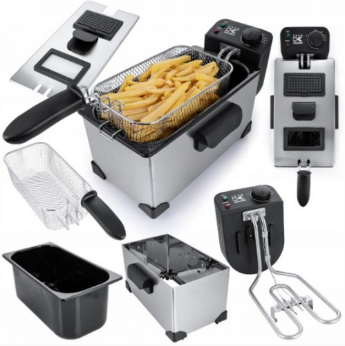 Fritőz - Frykotnik Fryer Capacious 3.0L Power 2200 Inox