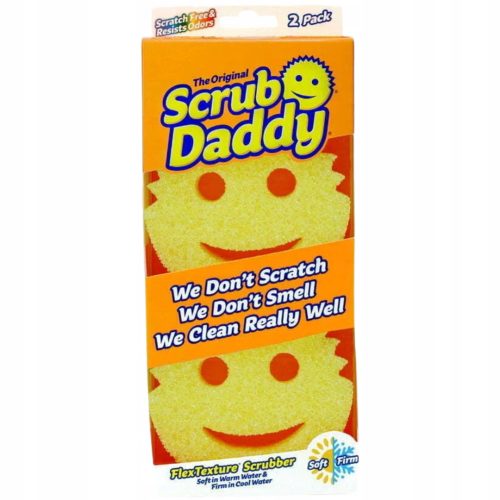 Szivacs, drót - Scrub Daddy Eredeti szivacs 2 db tisztításához.