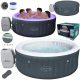 Pezsgőfürdő medence - Bestway Layzpa Bali 4OS Spa Garden + LED 60009