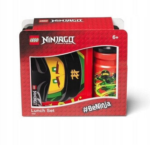  LEGO Ninjago 390 ml-es kulacs és ebédlőkészlet