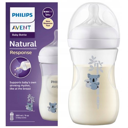 Bébiüveg - Avent Natural 3 válasz üveg üveg 120 ml