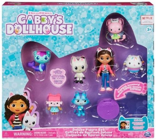  Spin Master Gabby's Dollhouse Deluxe figurakészlet 7 db.