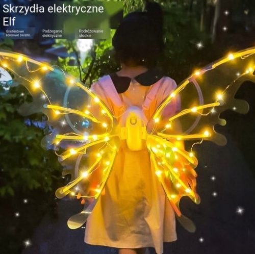 Angyalszárnyak gyerekeknek - Elektromos hét color elf szárnyak