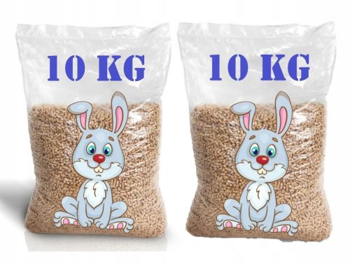 Alom nyulaknak és kis rágcsálóknak - Talajtakaró talajpellet ökológiai egy nyúl 20 kg