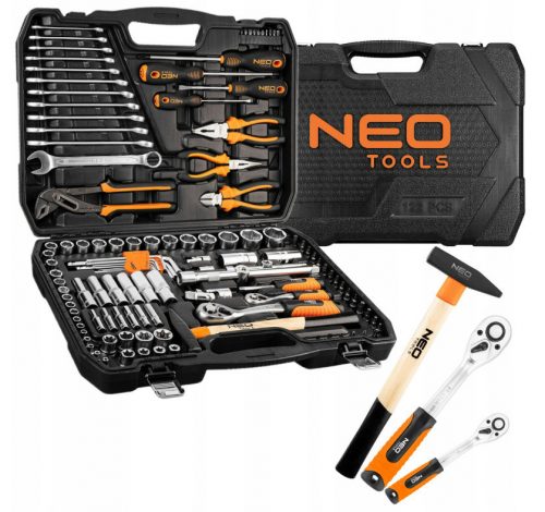 Szerszámkészletek - Szerszámkészlet 122 Elemek Neo Tools + Ingyenes