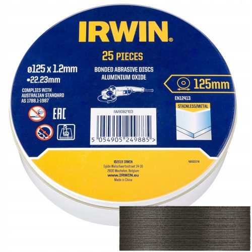 Metal Disc 125MX1.2 25pcs Irwin IW8082103