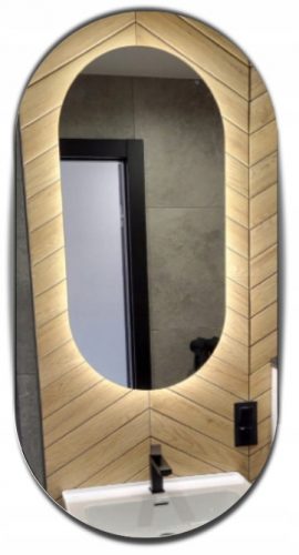  Loft Mirror Black Bars VINEGIO 180x90cm