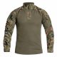 Vadász pulóver - Helikon MCDU Combat Shirt Woodland L terepszínű pulóver