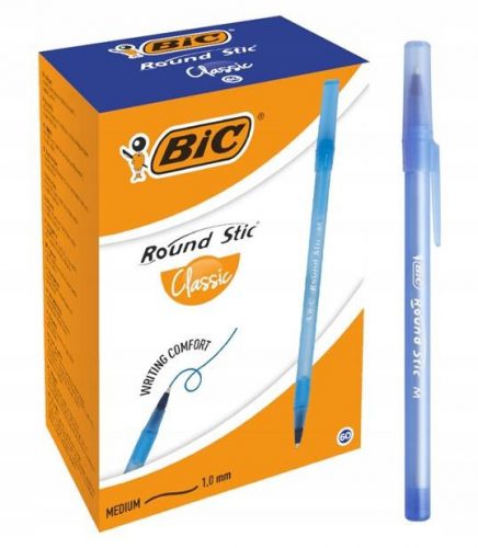 Toll gyerekeknek - BIC kerek stic Classic Blue Pen 60 db.