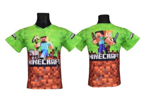 Gyerek póló - Minecraft póló póló M10 méret 128