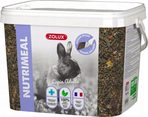 Takarmány kis rágcsálóknak - Zolux nutrimeal keverék egy 6 kg nyúlhoz