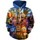 Gyermek pulóver - Sweatshirt FNAF biztonsági megsértési méretű tervek