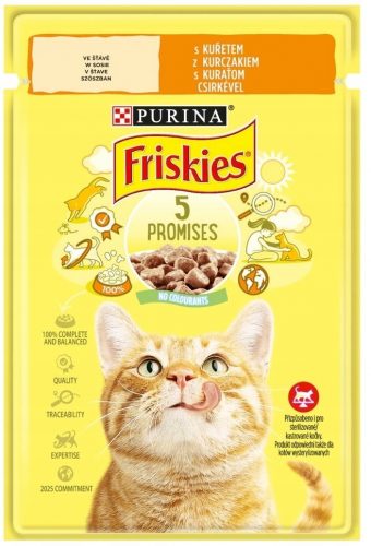 Konzerv macskáknak - Friskies nedves macska macska csirke 26x 85 g