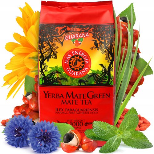 Yerba Mate Green Guarana Energia - stimulál - 1 kg