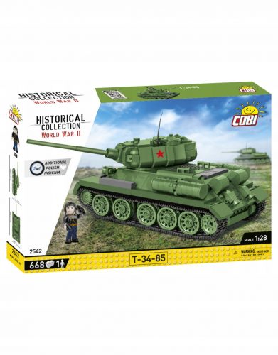  COBI SZOVJET KÖZEPES TARTÁLY Rudy T-34/85 lego komp