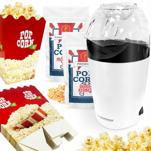  Esperanza 1200 popcorn gép fehér 1200 W