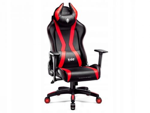  Diablo Chairs X-Horn 2.0 játékszék, fekete eco-bőr