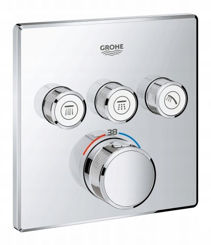  Grohe Grohtherm SmartControl rejtett kád/zuhanycsaptelep króm