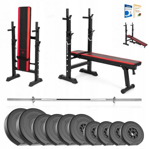 Fitness készlet - Xylo tornaterem 46 kg pad+gryf+terhelés