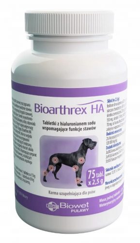 Vitaminok macskáknak - Biocarthrex ha Biorthrex HA a kutyacsontokhoz 75 db