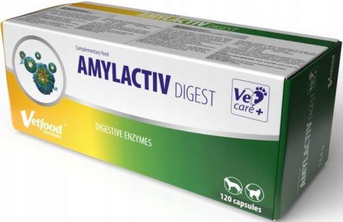 Vitaminok macskáknak - VetFood Amylactiv Digest 120 kapszula