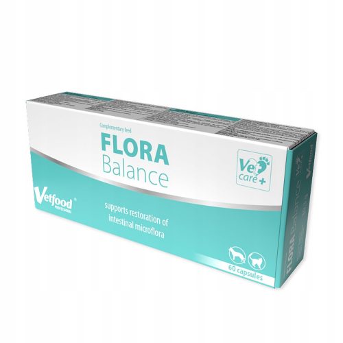 Vitaminok macskáknak - VetFood Flora Balance 60 kapszula