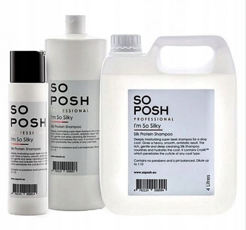  So Posh So Silky, hidratáló sampon, kisimító 100ml