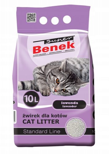 Alom nyulaknak és kis rágcsálóknak - Bentonite kavicsos Super Benek 10 L