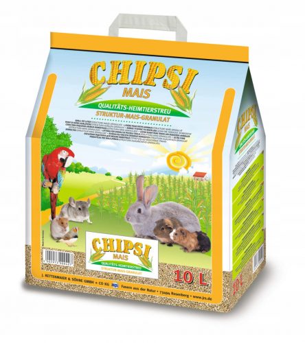 Higiénia kis rágcsálóknak - Chipsi mais kukorica föld 10l mulch 4,2 kg