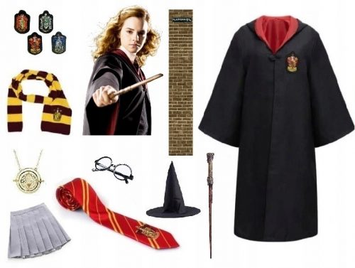 Lány jelmez - HERMIONE HARRY POTTER KELLEMSZETT 13 DARABOS 9-10L