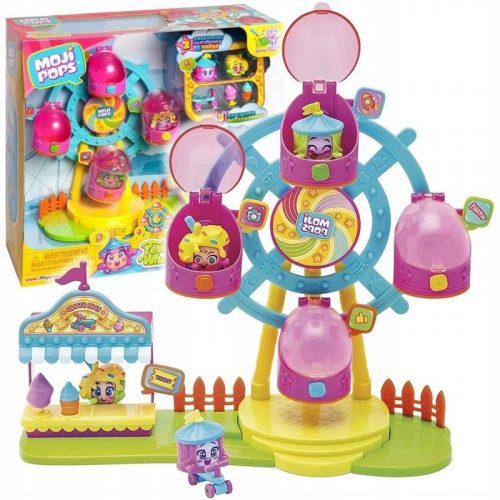 Játék figura - A Magicbox Moji Pops Set Ferris Wheel városa