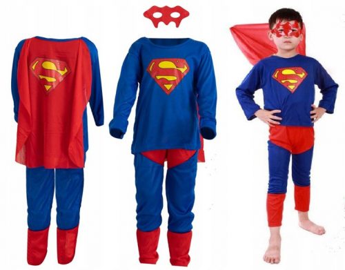 Fiú jelmez - Superman jelmez jelmeze karnevál 4-6L 104-116 m labda