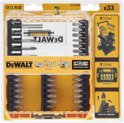  DeWalt DT70709-QZ bitkészlet 33 db